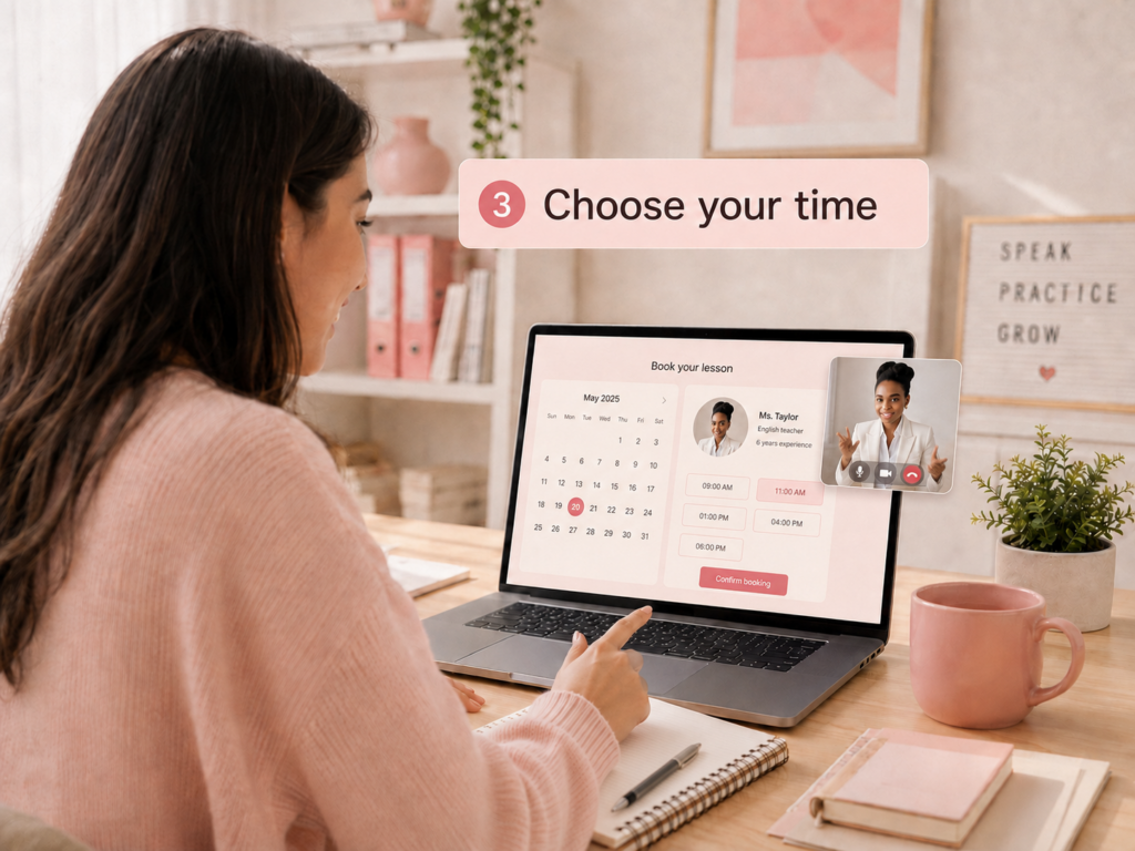 3. Choose your time